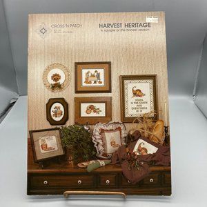 Vintage Cross Stitch Patterns, Cross N Patch Harvest Heritage, Needlework